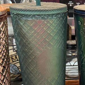 Starbucks Textured Emerald Tumbler with Lid